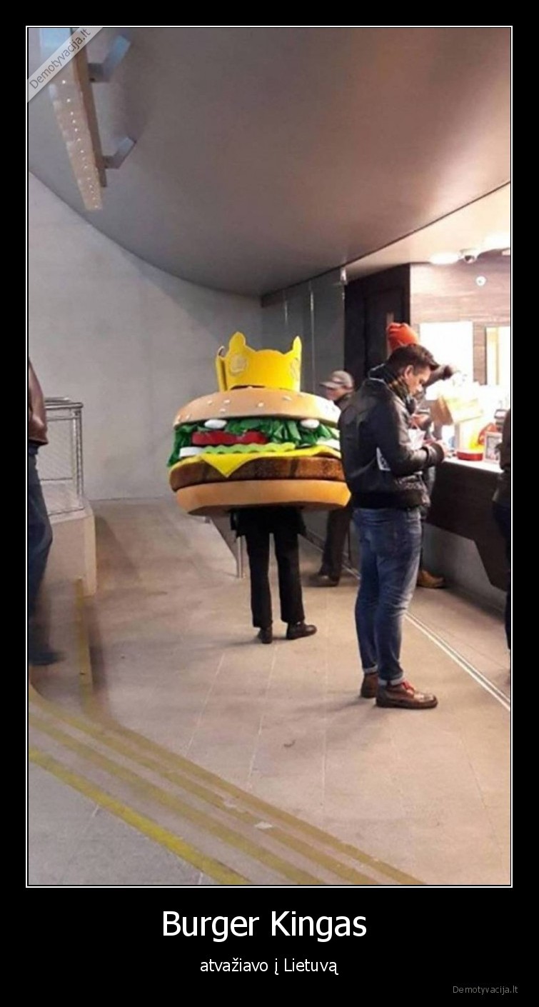 burger, king,mesainis,surainis,kostiumas