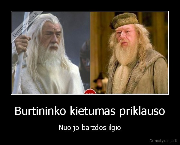 Burtininko kietumas priklauso