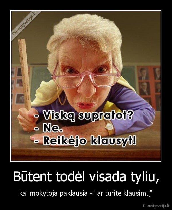 mokytojos,logika