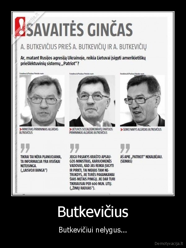 algirdas, butkevicius,patriot, pirkimas