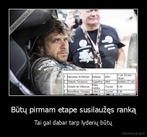 benediktas, vanagas,dakaras