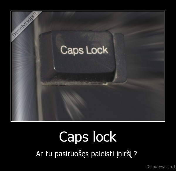 Caps lock