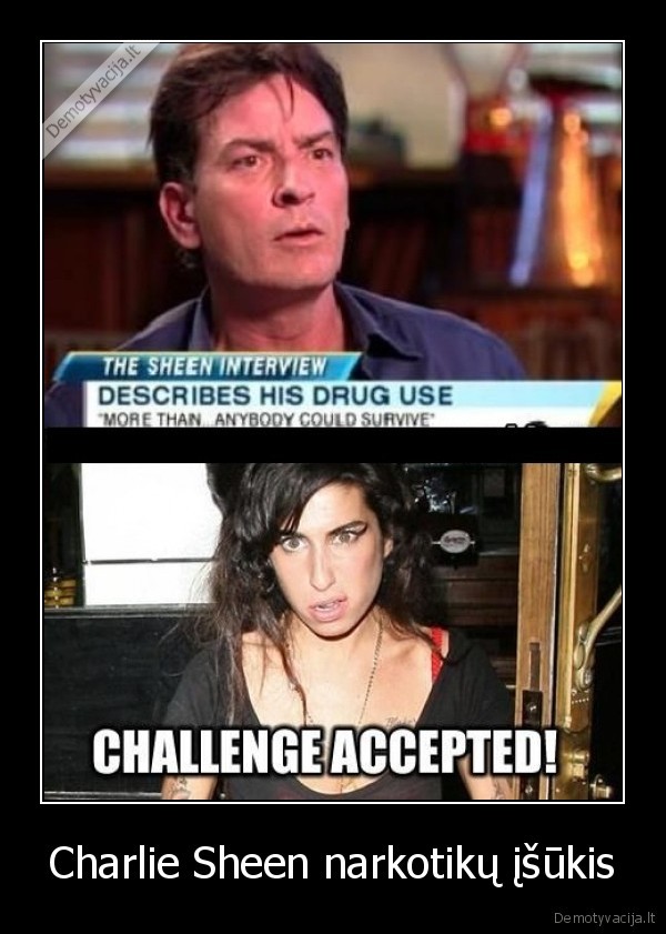 Charlie Sheen narkotikų įšūkis