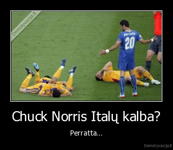 chuckas,cekas,ciakas,perratta,italija,futbolas