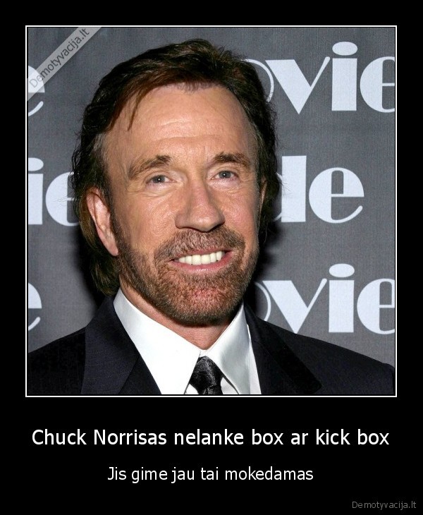 Chuck Norrisas nelanke box ar kick box