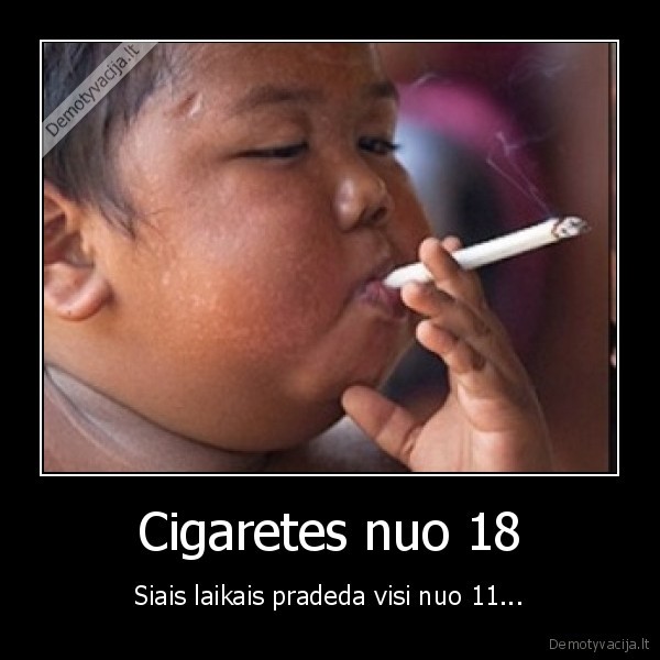 cigarete, vaikai
