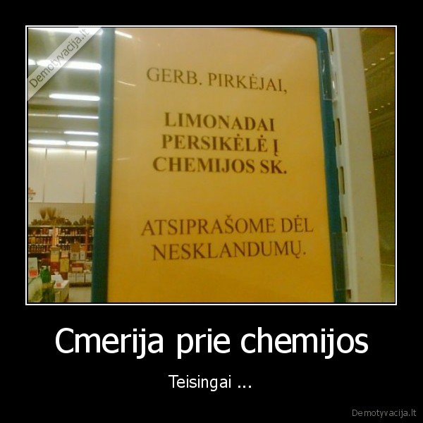 limonadas, chemija