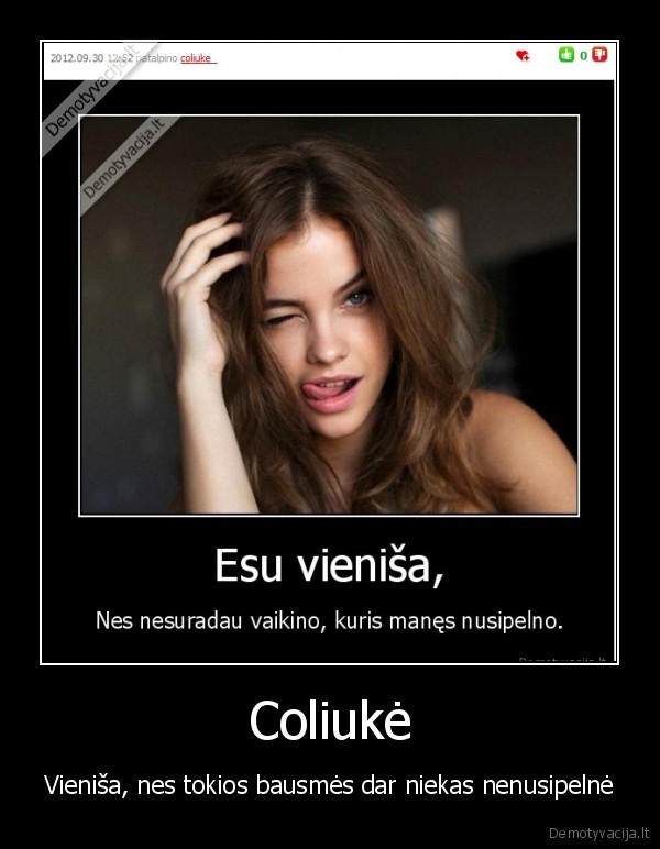 coliuke, vienisa, gyvenimas, bausme, nelaime