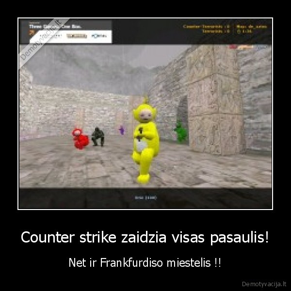 Counter strike zaidzia visas pasaulis!