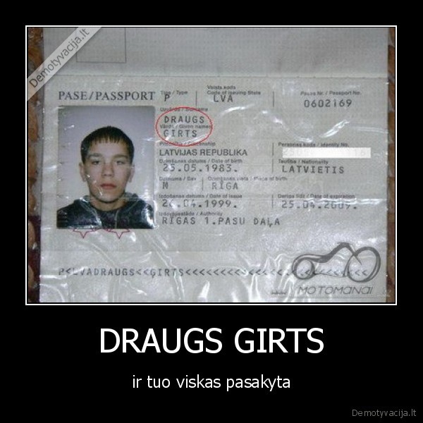 DRAUGS GIRTS