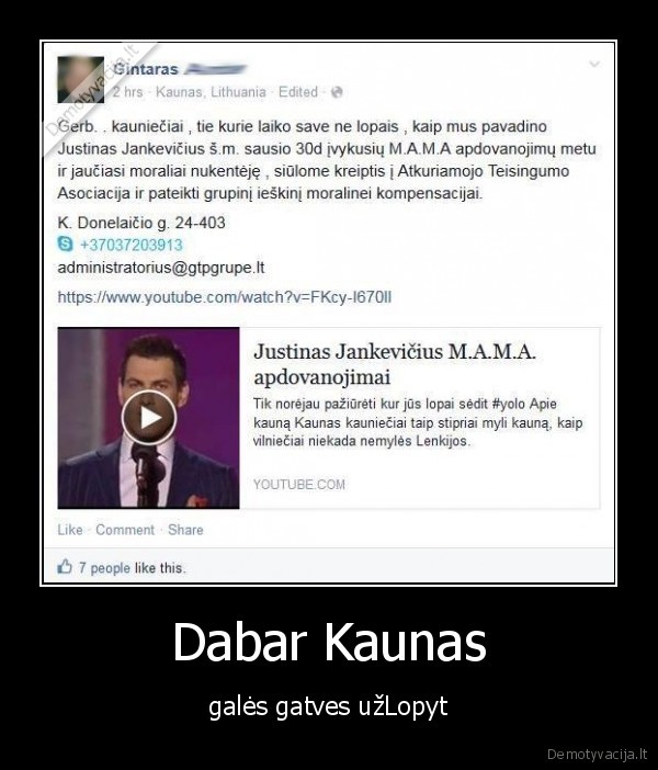 lopai,kaunas,jankevicius,teismas