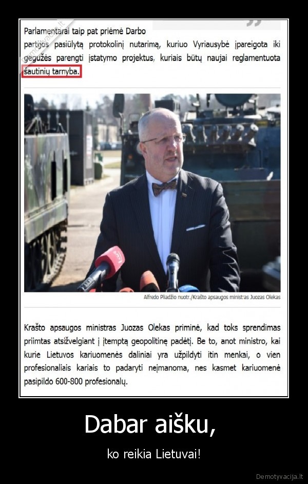 Dabar aišku, 