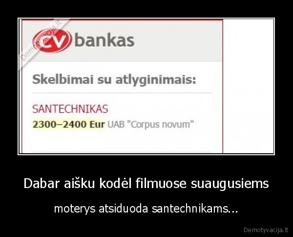 santechnikas,atsiduoda