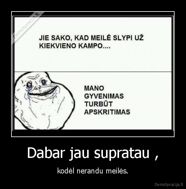 Dabar jau supratau ,