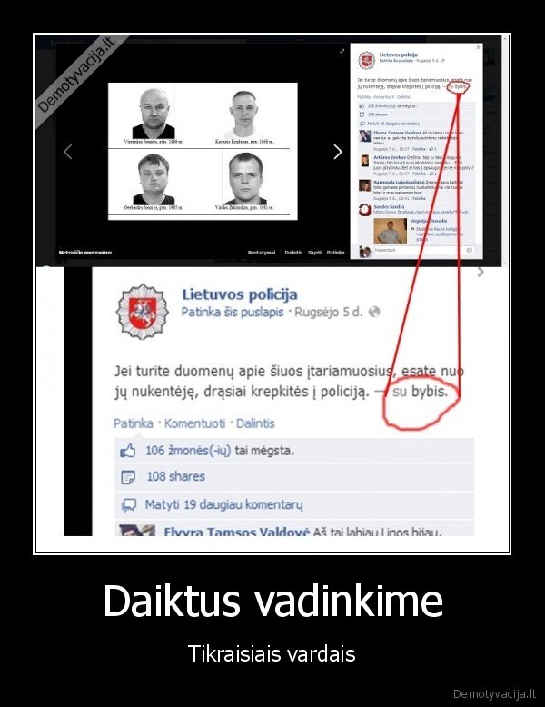 policija,policijos, facebookas