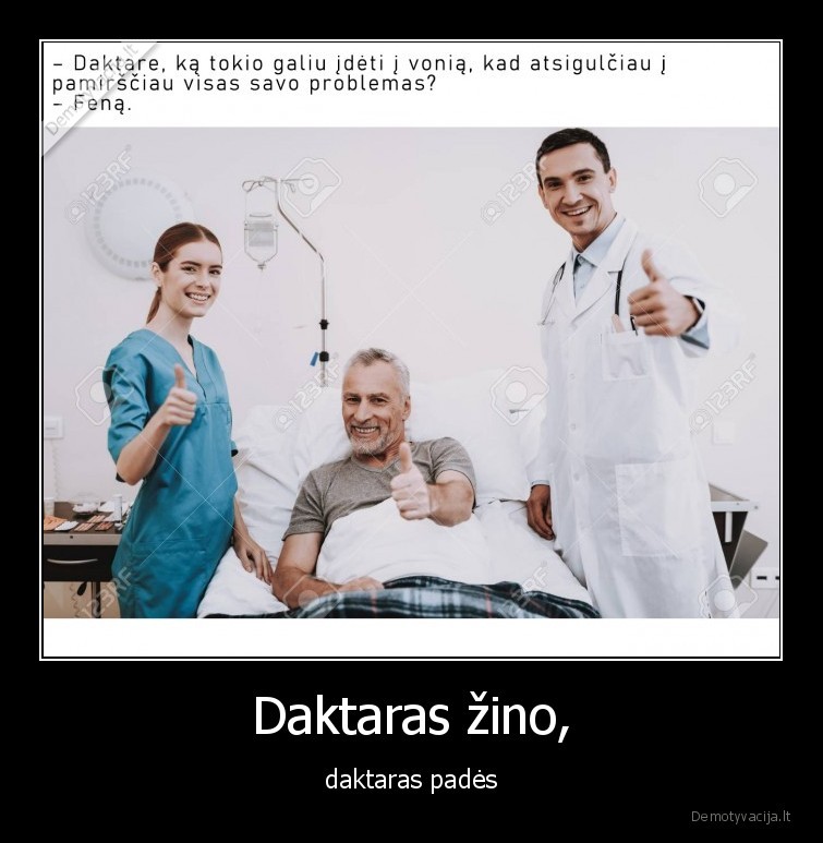 daktaras,fenas,juodas, humoras