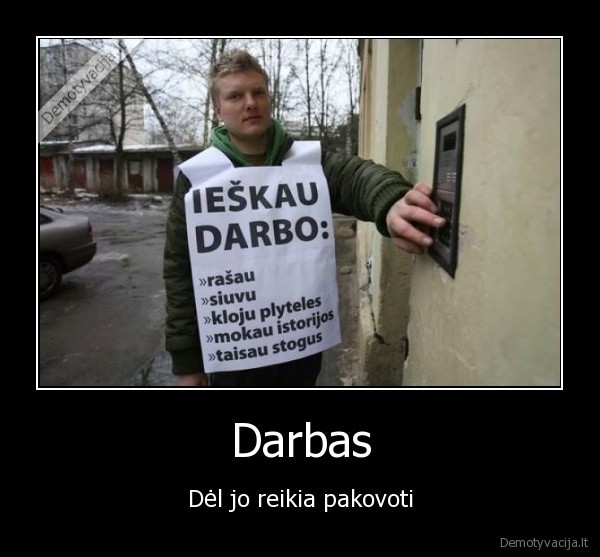 darbas