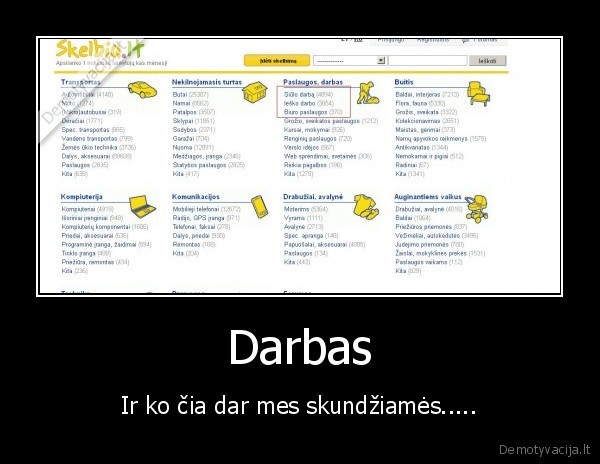 darbas,gyvenimas