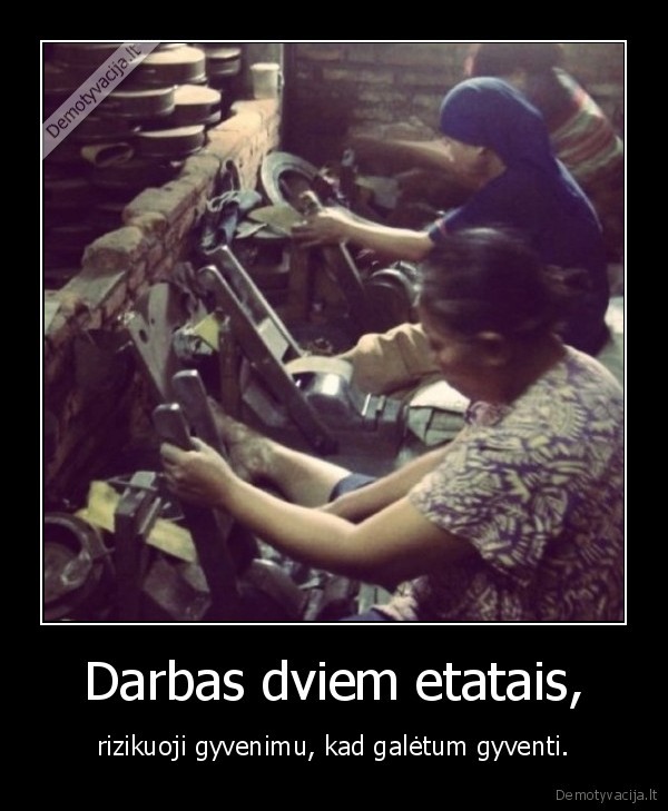 Darbas dviem etatais,
