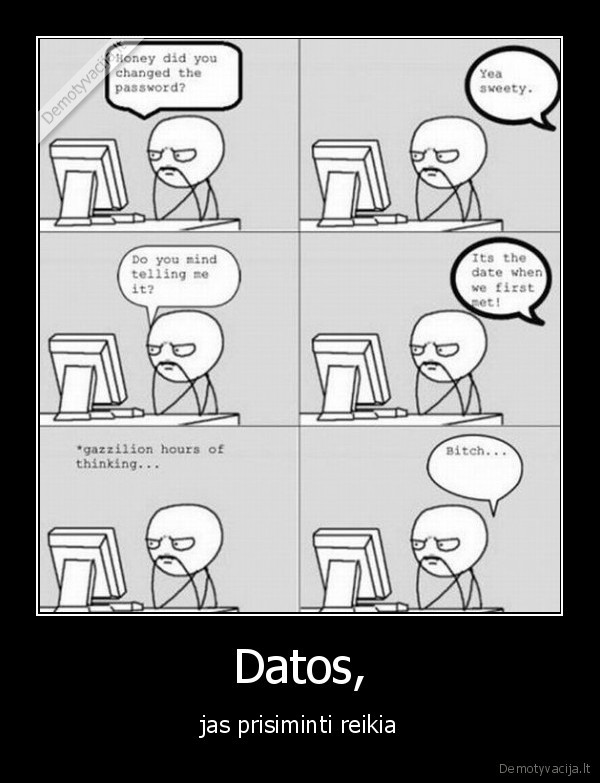ta, dura, pakeite, slaptazodi, blt