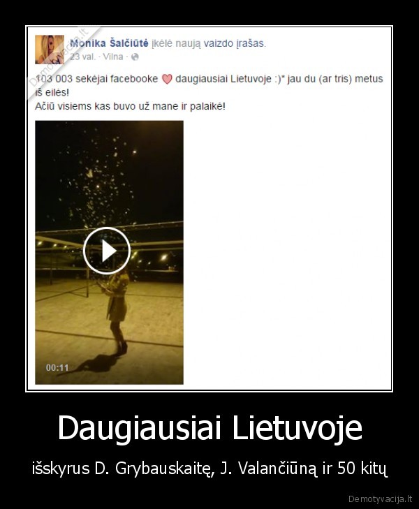 monika, salciute, lietuva, daugiausiai, sekeju