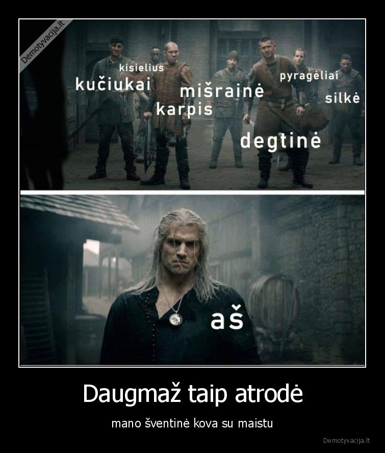 maistas,witcher,kaledos,kucios