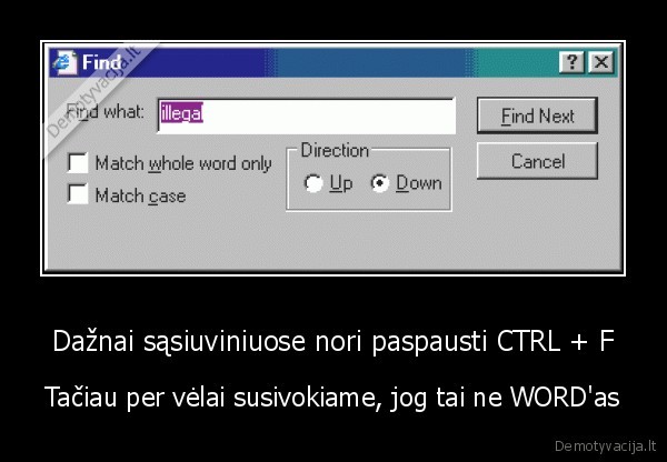 sasiuvinys,word,ctrl,kompas,papai
