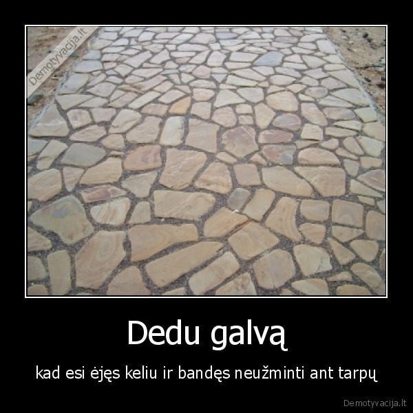 Dedu galvą