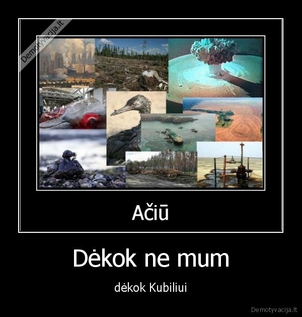 del, visko, kaltas, kubilius