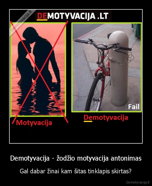 motyvacija,demotyvacija,zmones, neatskiria,ismokime, atskirti, 
