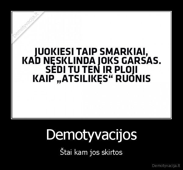 Demotyvacijos