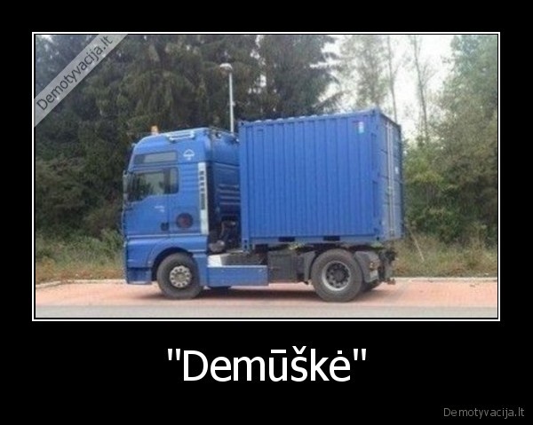demo, versija,puspriekabe,sunkvezimis, mazas