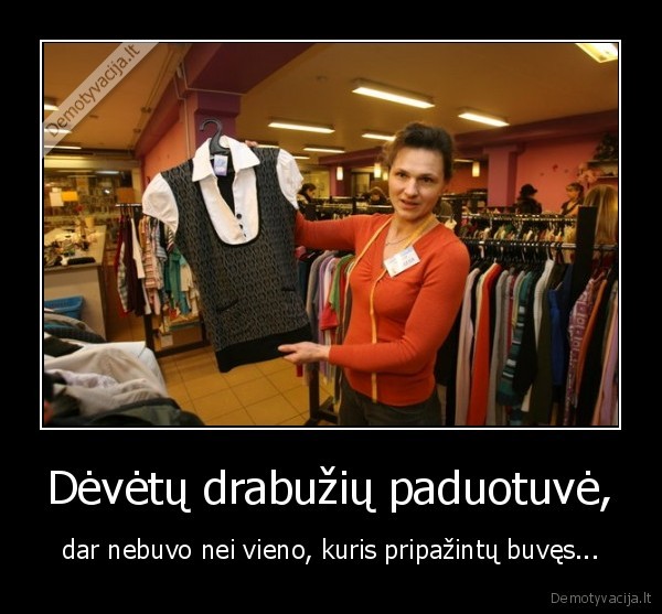 Dėvėtų drabužių paduotuvė,