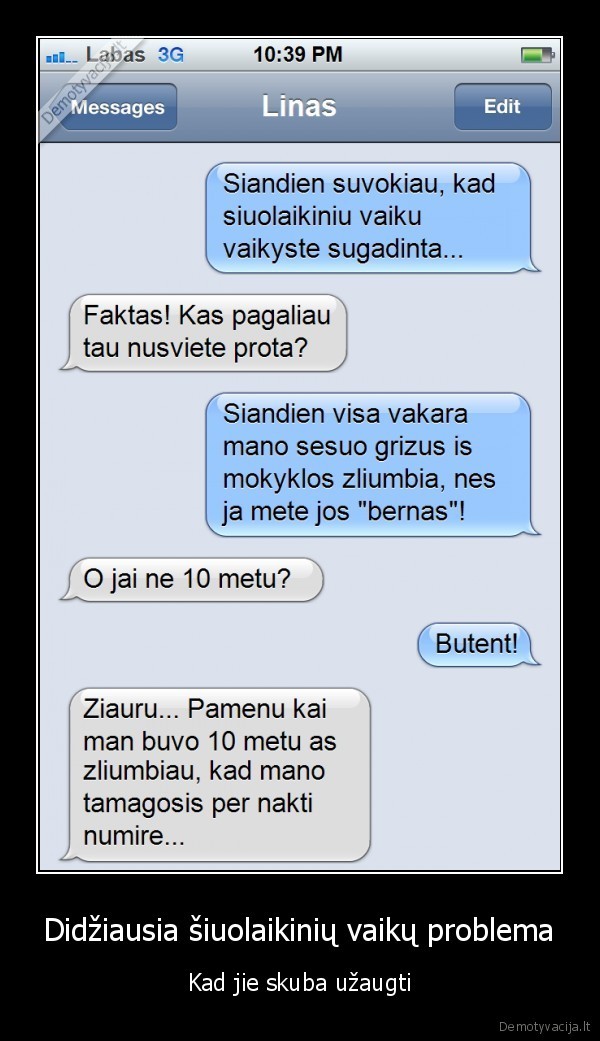 Didžiausia šiuolaikinių vaikų problema