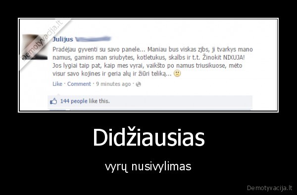 vyras,nusivilti