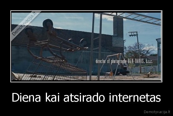 Diena kai atsirado internetas