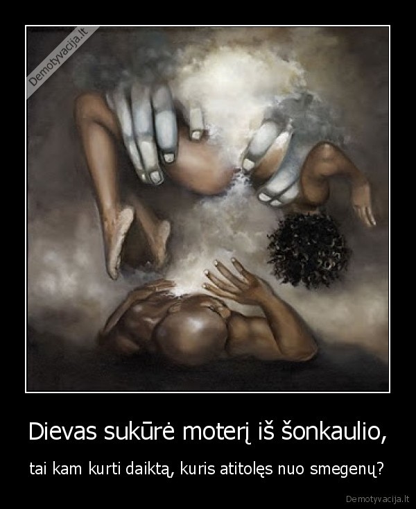 dievas,moteris,sonkaulis