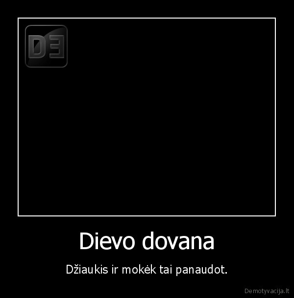 Dievo dovana