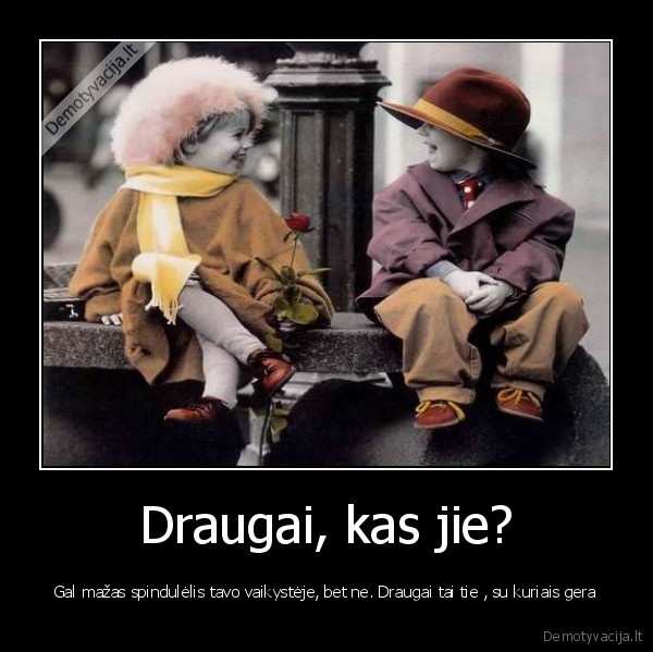 Draugai, kas jie?