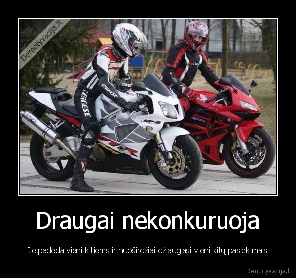 Draugai nekonkuruoja