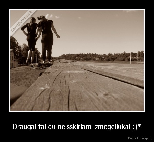 Draugai-tai du neisskiriami zmogeliukai ;)*