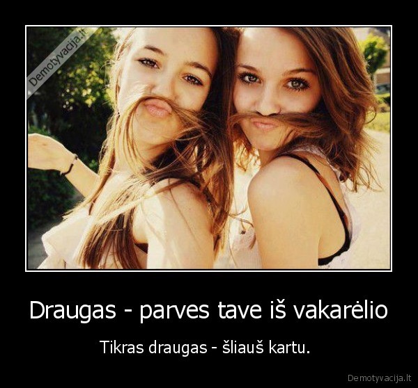 Draugas - parves tave iš vakarėlio