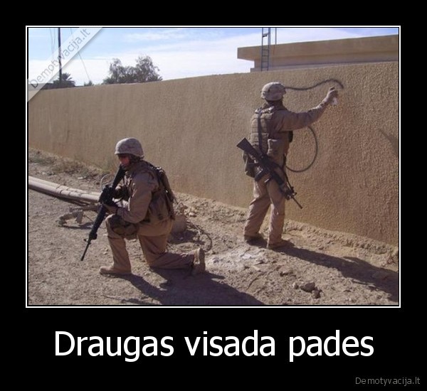 Draugas visada pades