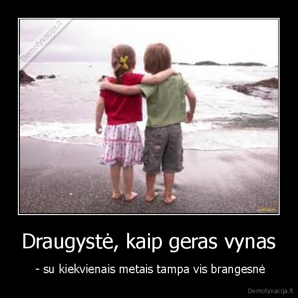 Draugystė, kaip geras vynas
