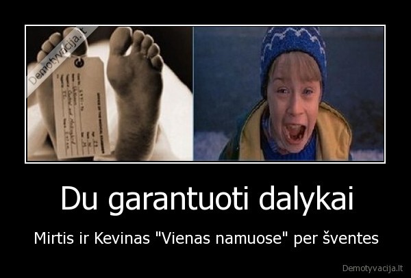 mirtis,kevin,vienas,namuose,svente