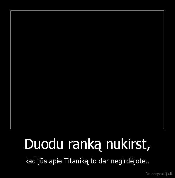 titanikas, laida, apie, gyvunelius