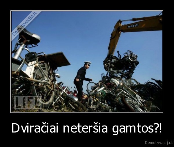 Dviračiai neteršia gamtos?!