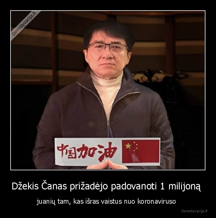 dzekis, canas,kinija,koronavirusas