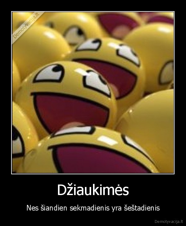 Džiaukimės