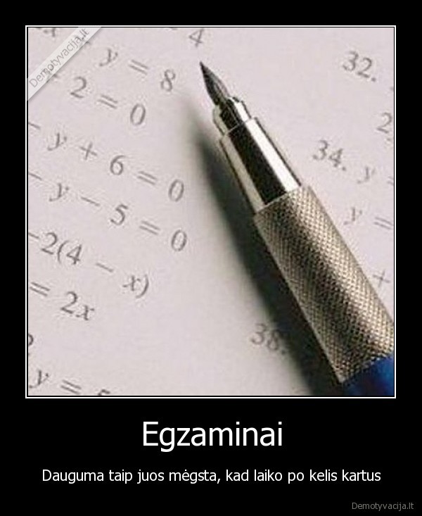 egzaminai